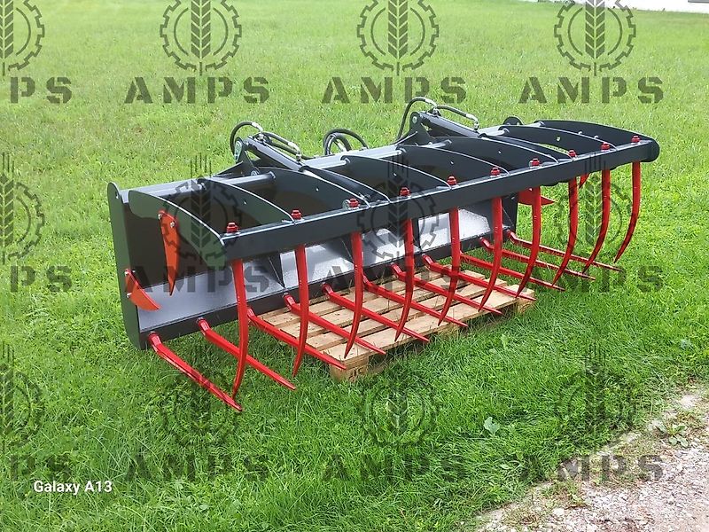 AMPS Krokodyl II-Siłownikowy Zęby Kute/ KROKODILGEBISS 2-ZYLINDER Manitou, New Holland