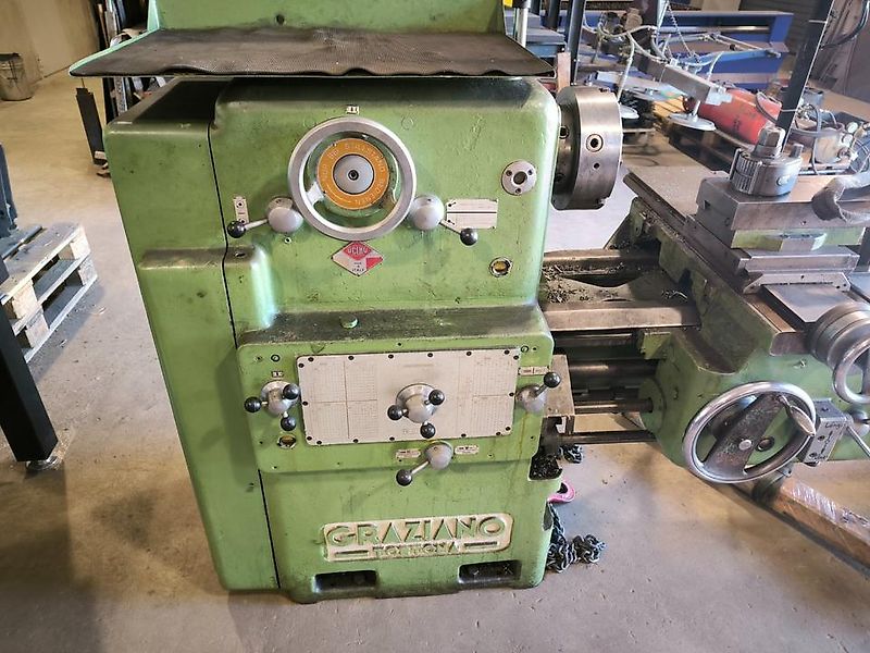 Zug- und Leitspindelmaschine - Drehbank Graziano Sag 20