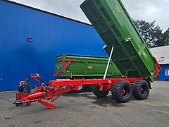 Hilken MKR7500 Tandem-Muldenkipper, Hardox-Boden, Premium-Ausführung, Häckselaufsätze 800mm