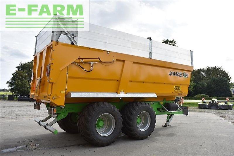 Joskin trans-cap 6500/22 bc150 aluminiumsoverbygningen kan tilkøbes.