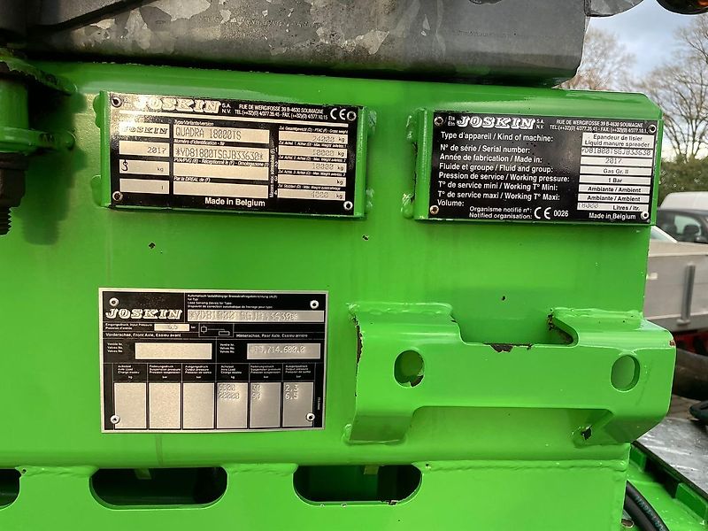 Joskin Quadra 18000 + Joskin 4 meter schijveneg / scheibenegge