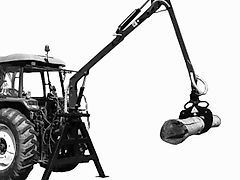 Forstkran Kran HRK3000 Forstkran, Rückekran, Kran mit Rotator für Dreipunkt, 4,6m, 2.000Kg