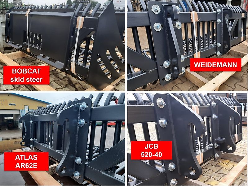 RADSTAL Schaufel für Steine Kartoffelschaufel Steinkorb 1,2 - 2,3 m