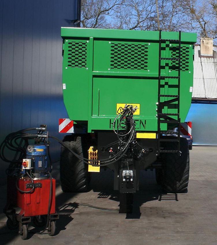 Hilken Tandem-Muldenkipper MKR5500, Häckselaufsätze 800mm, Hardox-Boden, 560/60R22,5