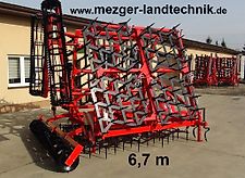 MezTec AD Ackeregge mit Doppelfeldern 6,7 m, Spitzzahnegge