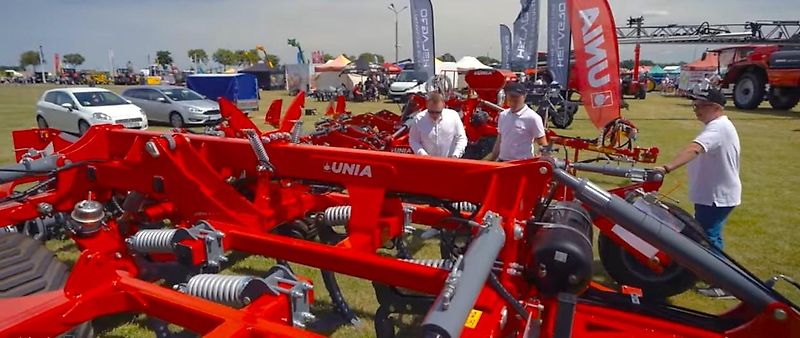 Unia Cross HP 6 vierbalkiger Flügelschargrubber Doppel U-Walze Auslösekraft 560kg