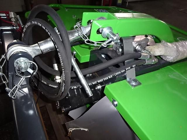 TALEX Frontmähwerk 1,35 Meter Rota Hydro - mit Hydraulischen Antrieb Anbau an Euro SW Rahmen - Auch für Anbau an Radlader