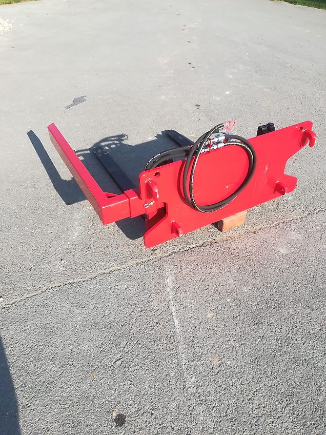 Kg-Tech Kistendrehgerät mit Euroaufnahme Palettengabel drehbar