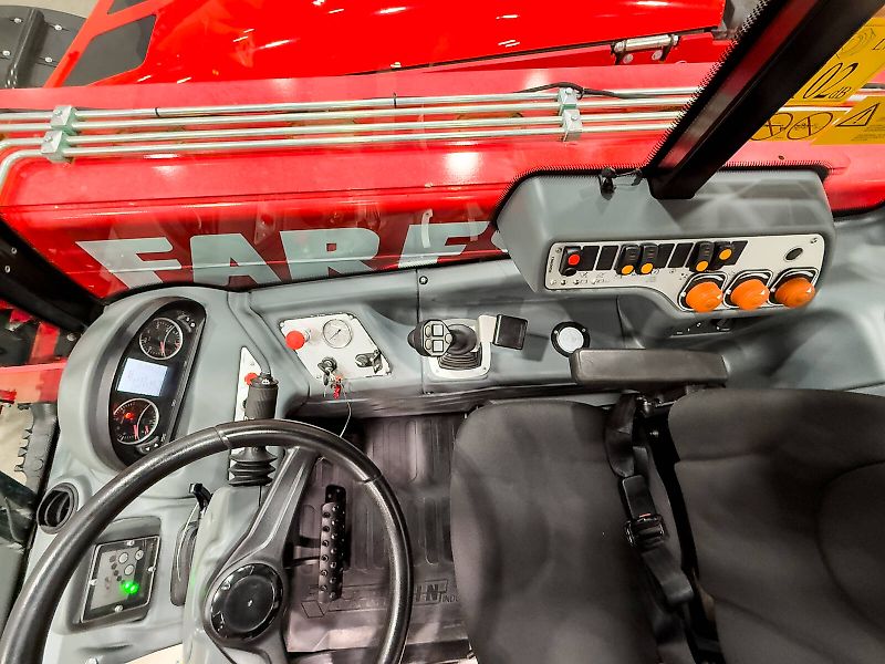 Faresin 9.70 HLS 74 telehandler with 7 ton and 8,8 m capacity, Joystick, pallet fork, bucket, 152 liter pump