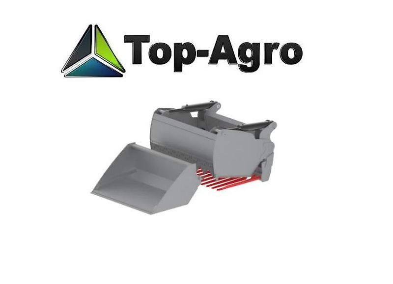 TOP-AGRO Silageschneidzange 3in1 ab 1,60 bis 1,80m