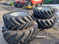Michelin Xeobib VF520/60R28+VF650/60R38 renkaat vanteineen