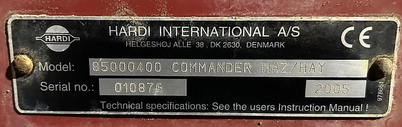 Hardi COMMANDER 2800 TWIN 28M