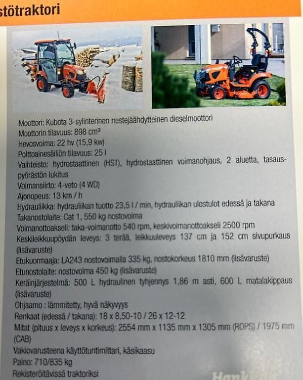 Kubota BX231+EK+KAUHA