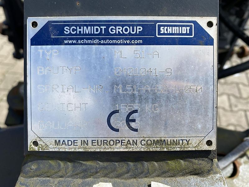 Schmidt Schneeräumschild ML51-A E-hydraulisch