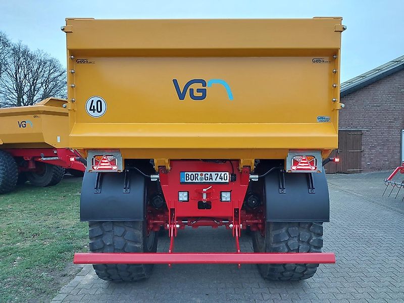VGM Rocky 26-L Tandem-Schwerlast-Muldenkipper, 24.000kg, Erdmulde