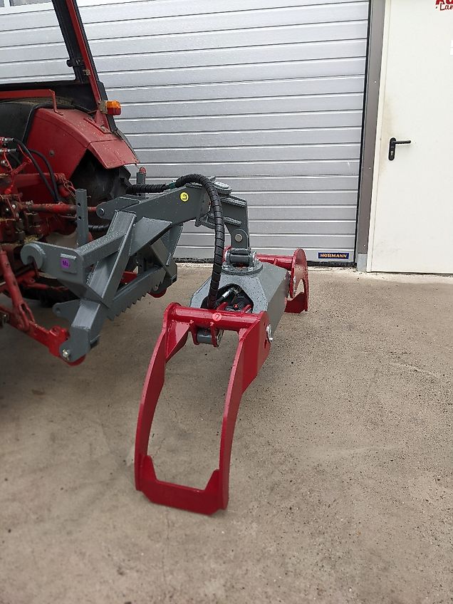Kg-Tech Rückezange Holzzange Polterzange Holzgreifer Stammgreifer Greifarm